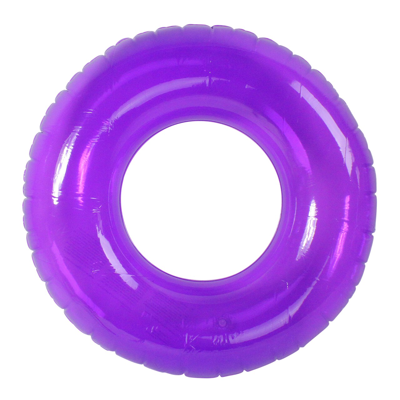 Swim Central 30" Inflatable Classic Purple Swim Ring Tube Pool Float